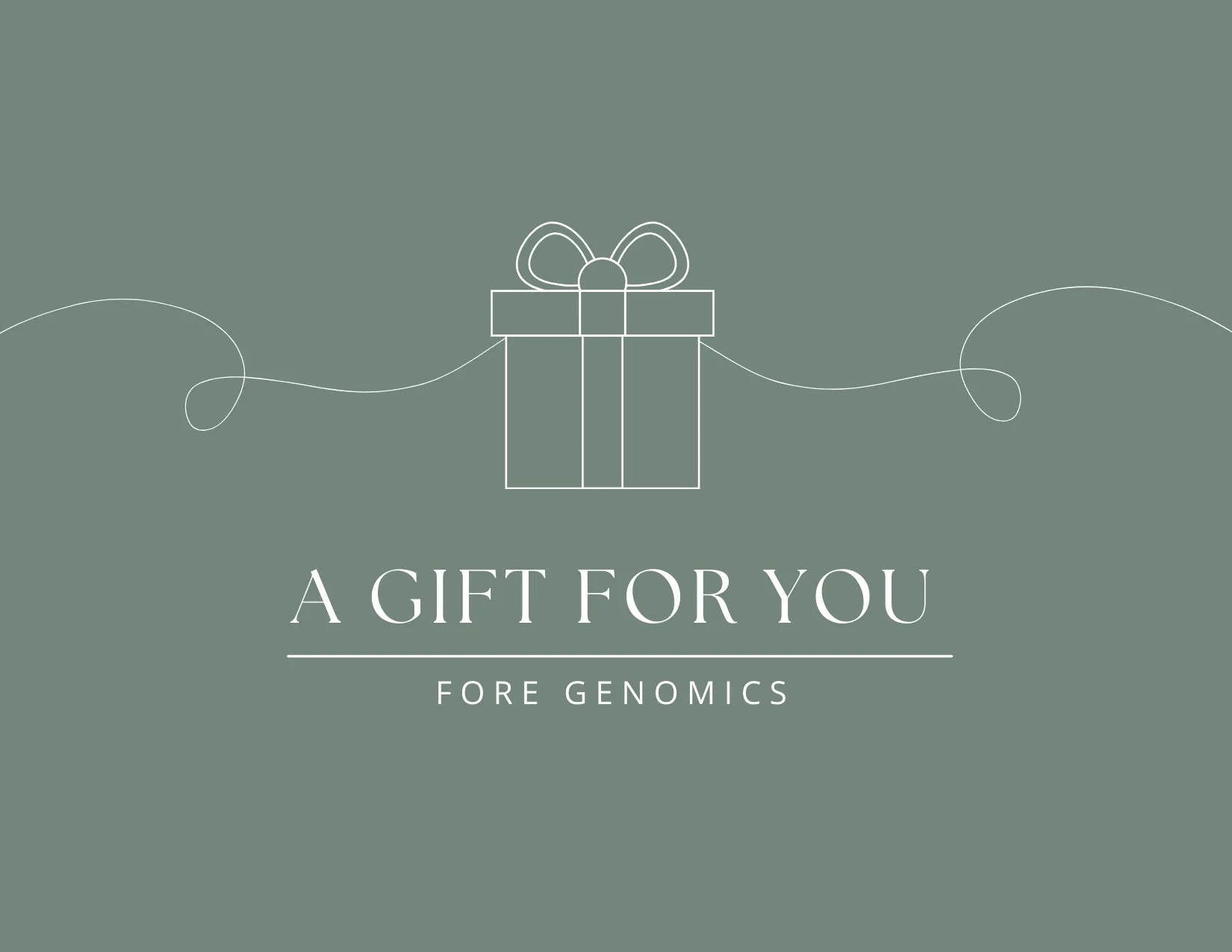 Fore Genomics Gift Card - Fore Genomics, Inc.